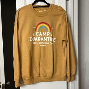 Wondery Camp Quarantine Crewneck | M | Gently Used